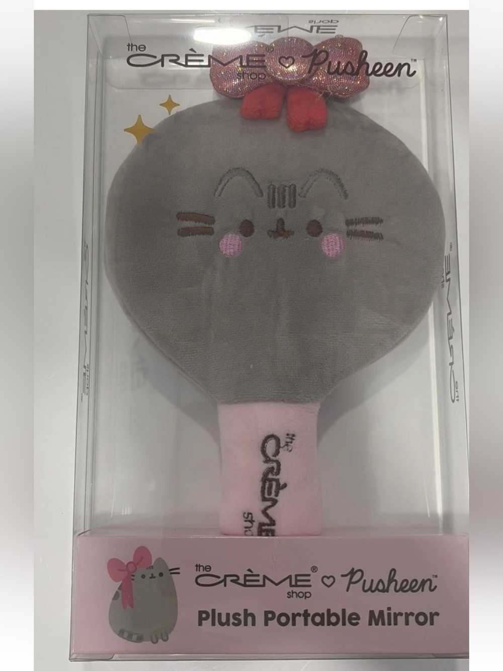The Crème Shop Pusheen Plush Portable Mirror